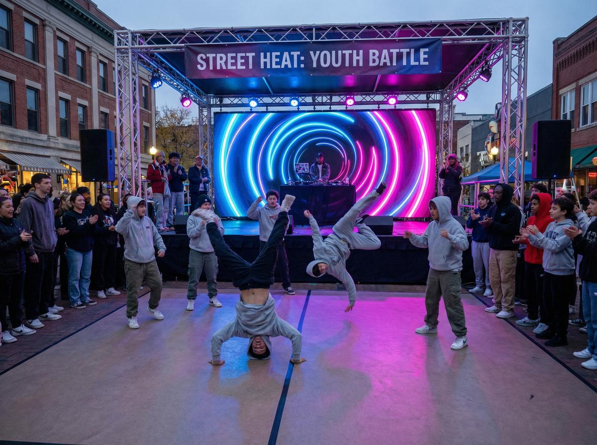 蘑菇视频-超燃街舞Battle现场视频教程